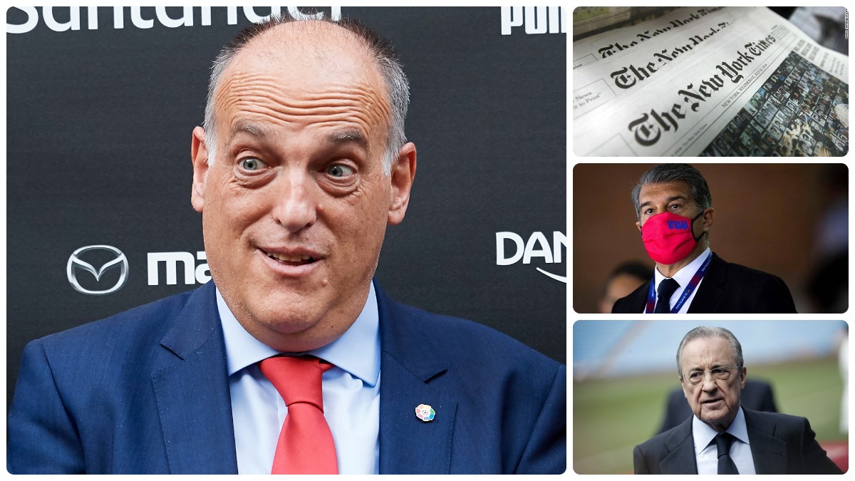 Javier Tebas maniobró para romper la alianza entre Madrid y Barça con la Superliga.