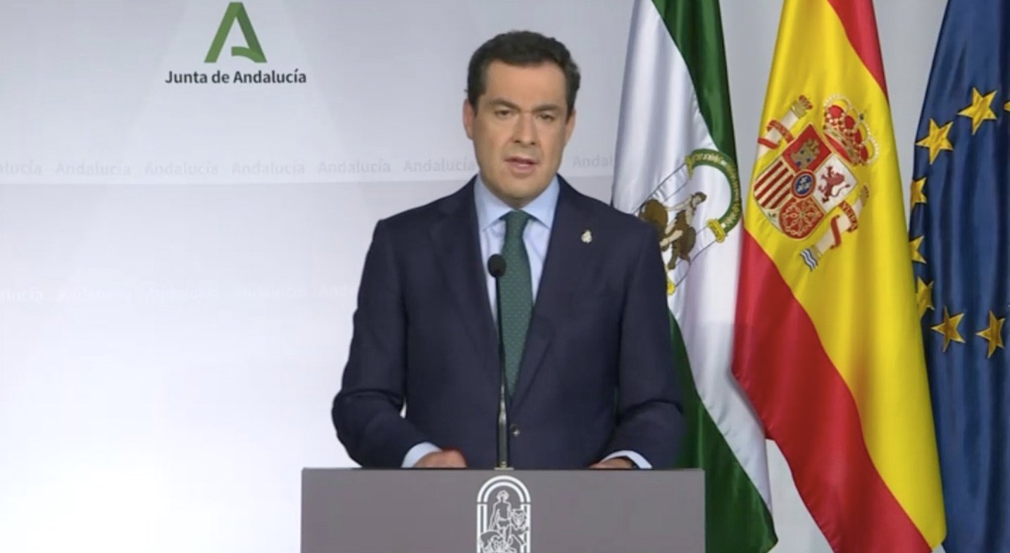 Juanma Moreno, presidente de la Junta de Andalucía.