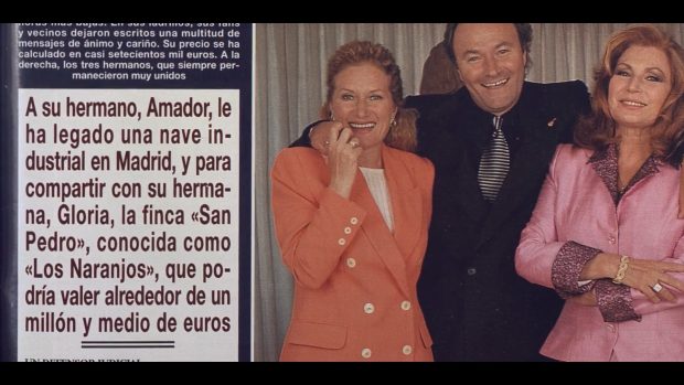 Imagen de la Revista Hola en la que informa sobre la apertura del testamento de Rocío Jurado