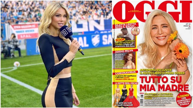 Diletta Leotta y la imagen del beso en la portada de Oggi