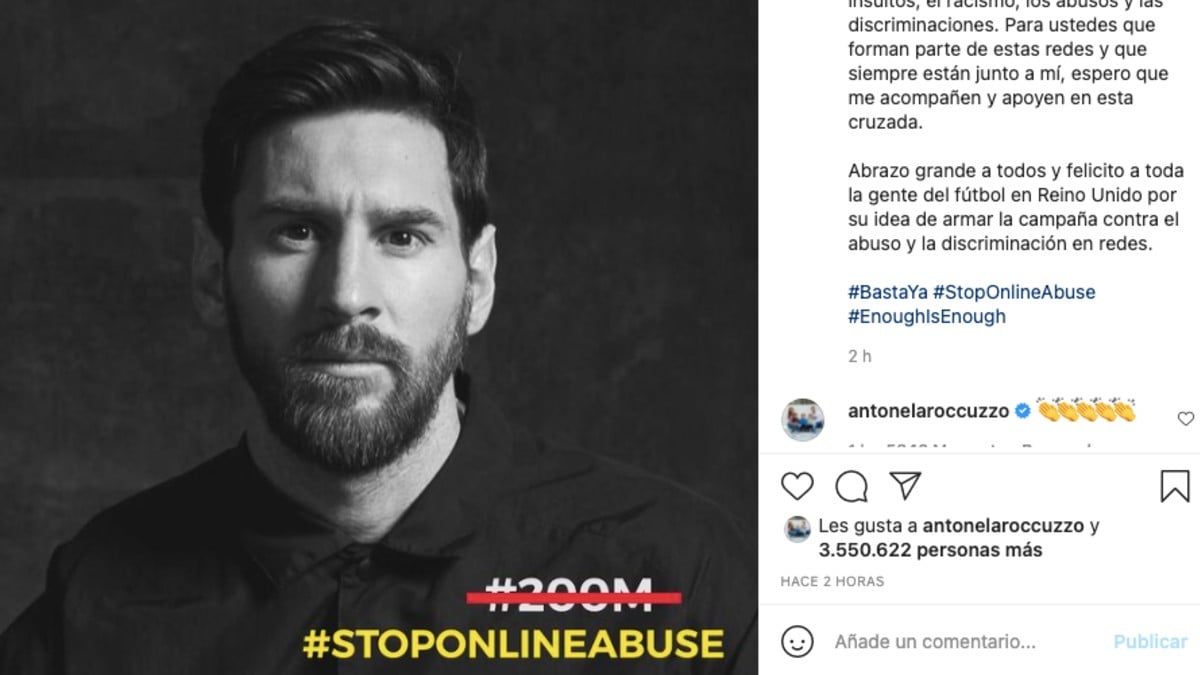 El mensaje de Messi tras alcanzar los 200 millones de seguidores en Instagram.