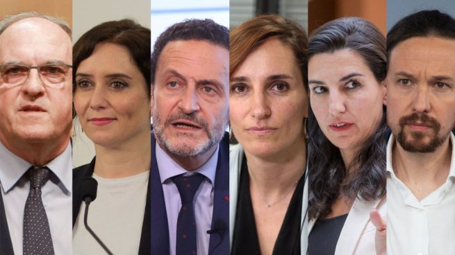 Los candidatos a las elecciones autonómicas de Madrid del 4M.