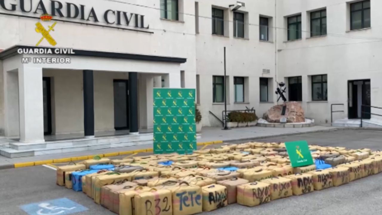 La Guardia Civil interviene cinco toneladas de hachís provenientes de Marruecos
