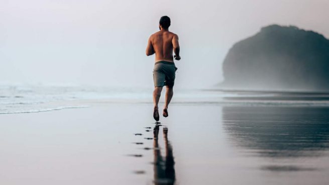 Correr en la playa