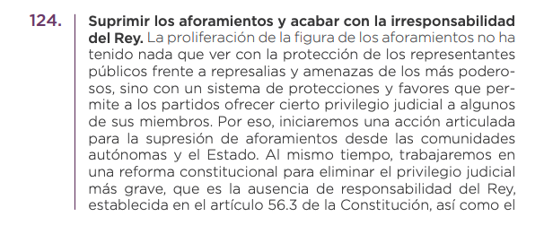 Extracto programa electoral 10-N