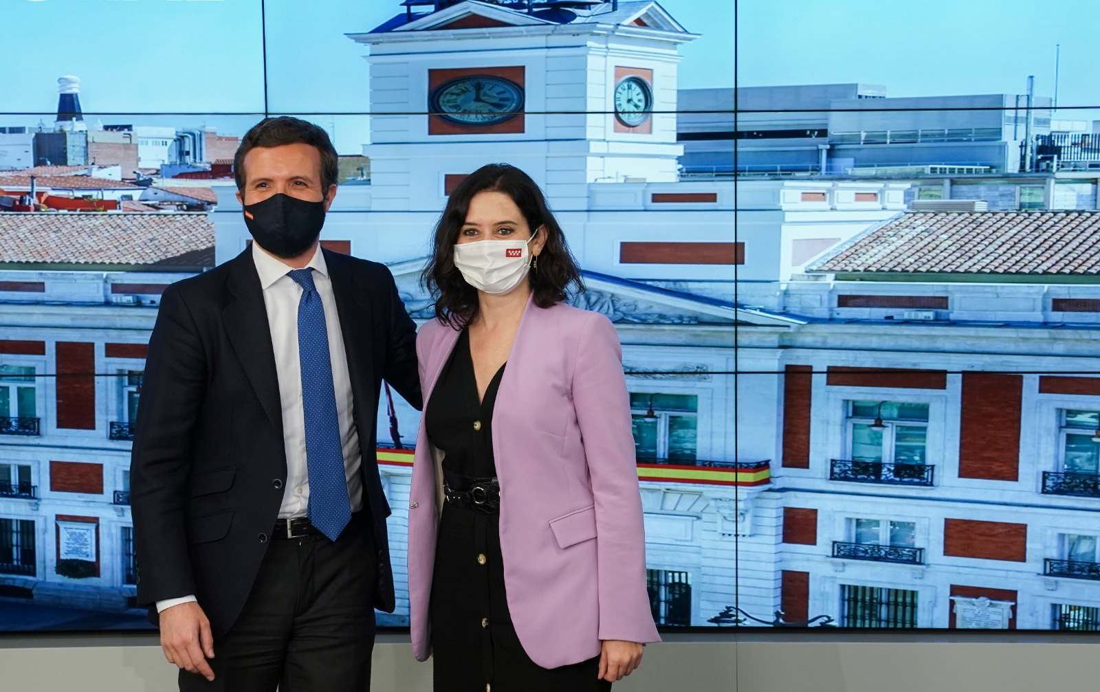 Pablo Casado e Isabel Díaz Ayuso.