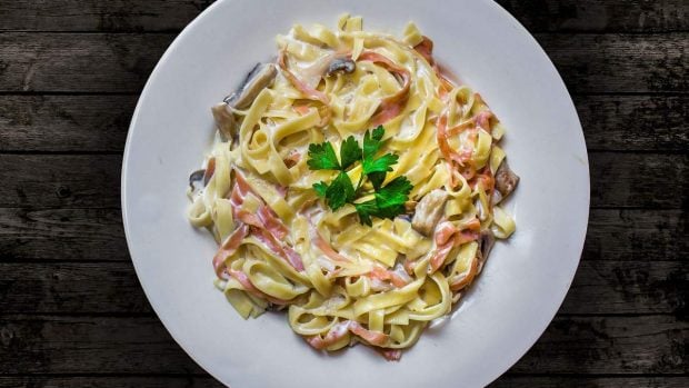 Tallarines con curry