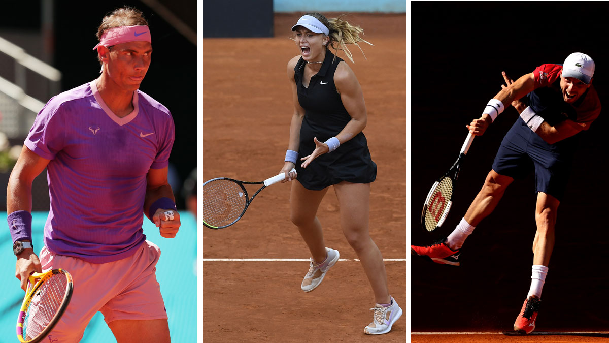 Resultados del Mutua Madrid Open en la jornada del 6 de mayo (Getty)