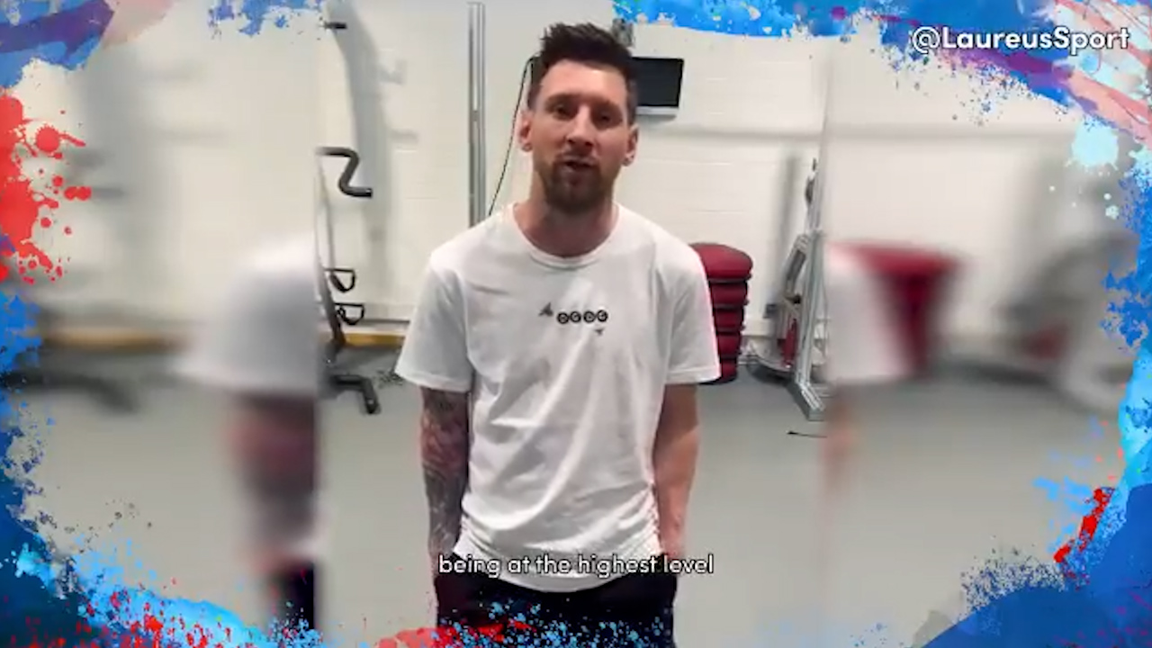 Leo Messi se rinde a Rafa Nadal.