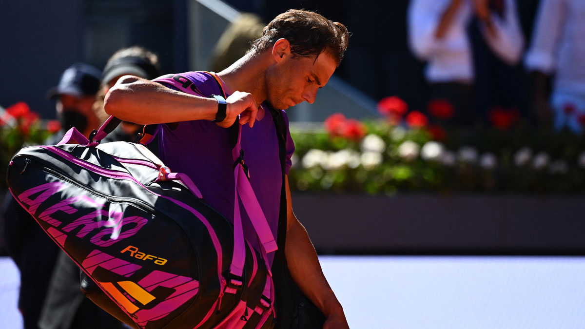 Rafa Nadal se despide del Mutua Madrid Open tras caer en cuartos de final (AFP)