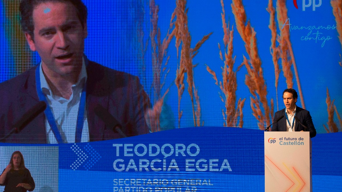 El secretario general del PP, Teodoro García Egea.