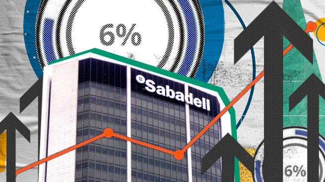 Sabadell se dispara hasta un 6% en Bolsa y acumula ya una subida de más del 80% en lo que va de año