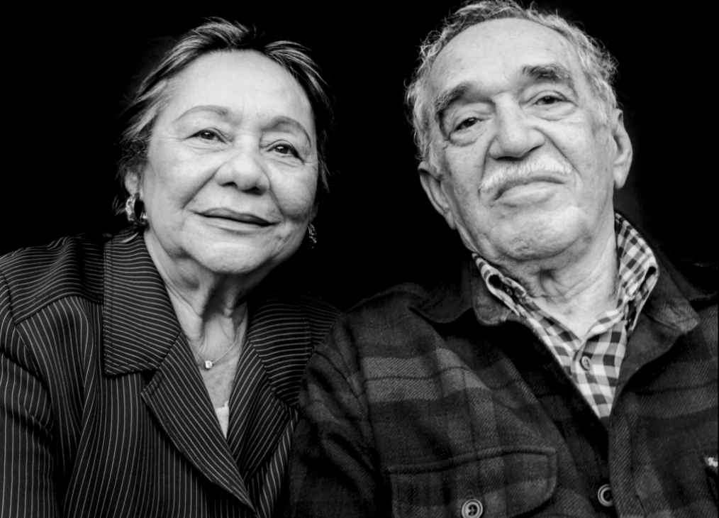 Gabo y su esposa Mercedes.@ Steve Pyke