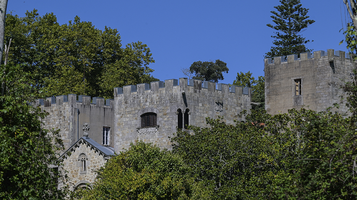 Fachada del Pazo de Meirás.