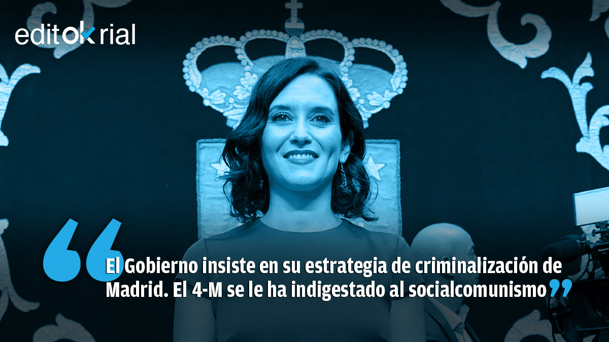 Sánchez sufre un ataque de ‘ayusitis’: ya no es que mienta, sino que delira