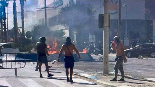 Disturbios en La Línea de la Concepción (Cádiz).