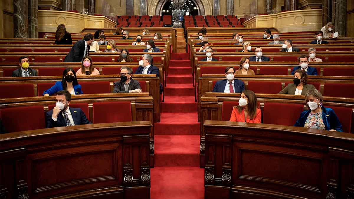 Pleno de Parlament. Foto: EP
