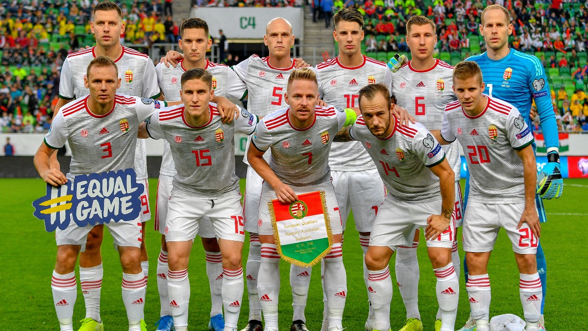 Los jugadores de Hungría. (AFP)