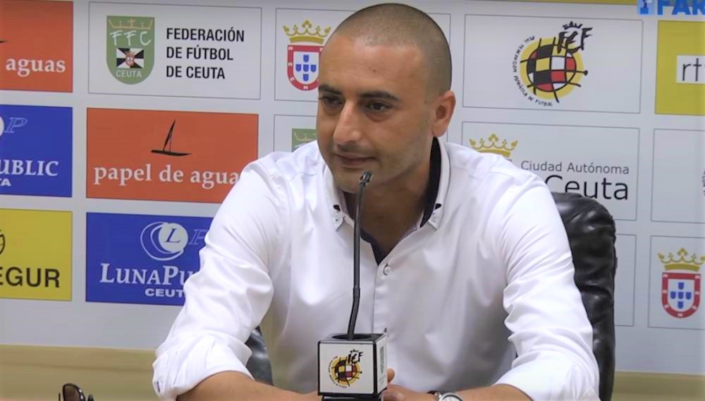 Luhay Hamido, presidente de la AD Ceuta