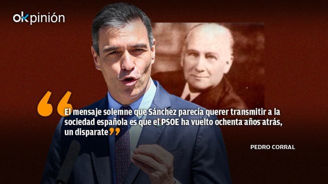 Sánchez sobre Largo Caballero: una verdad, una falsedad y un disparate