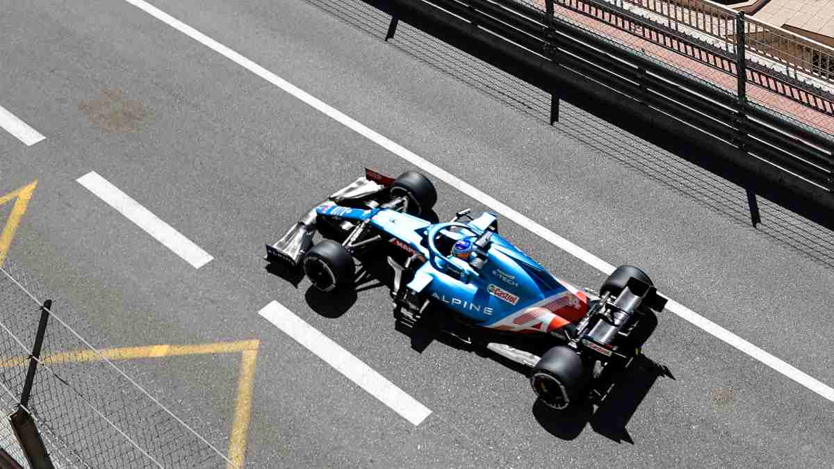 Fernando Alonso en el Gran Premio de Mónaco. (AFP)