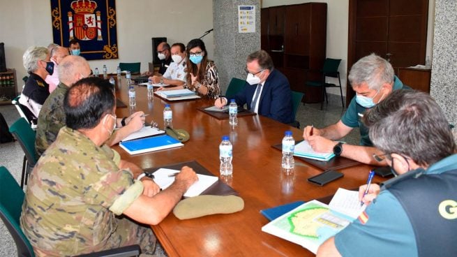 Reunión del Centro de Coordinación de Melilla.