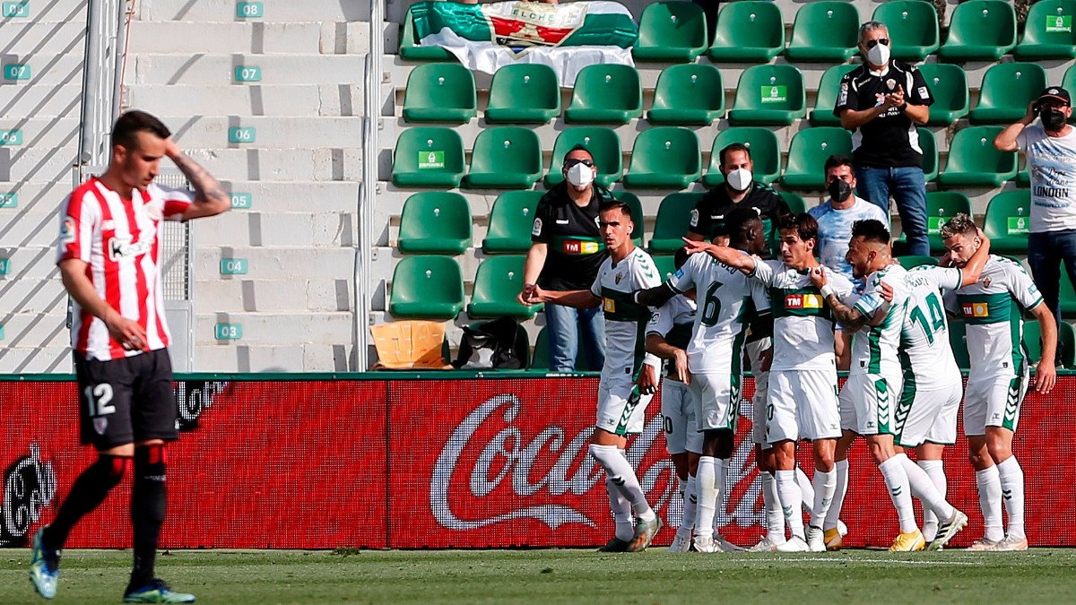 El Elche venció al Athletic Club en el Martínez Valero. (EFE)