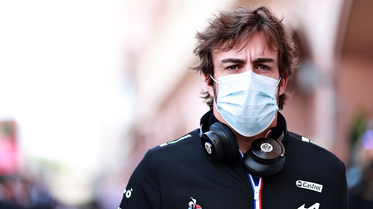 Fernando Alonso, en el Gran Premio de Mónaco de Fórmula 1. (Getty)