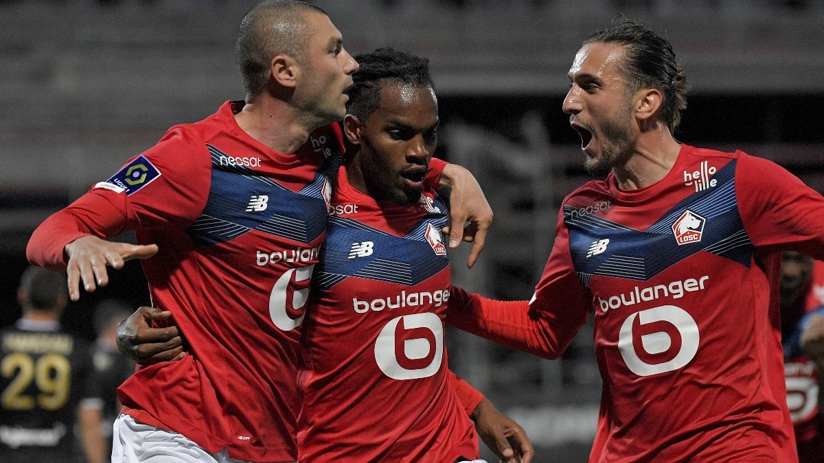 El Lille, campeón de la Ligue 1. (AFP)