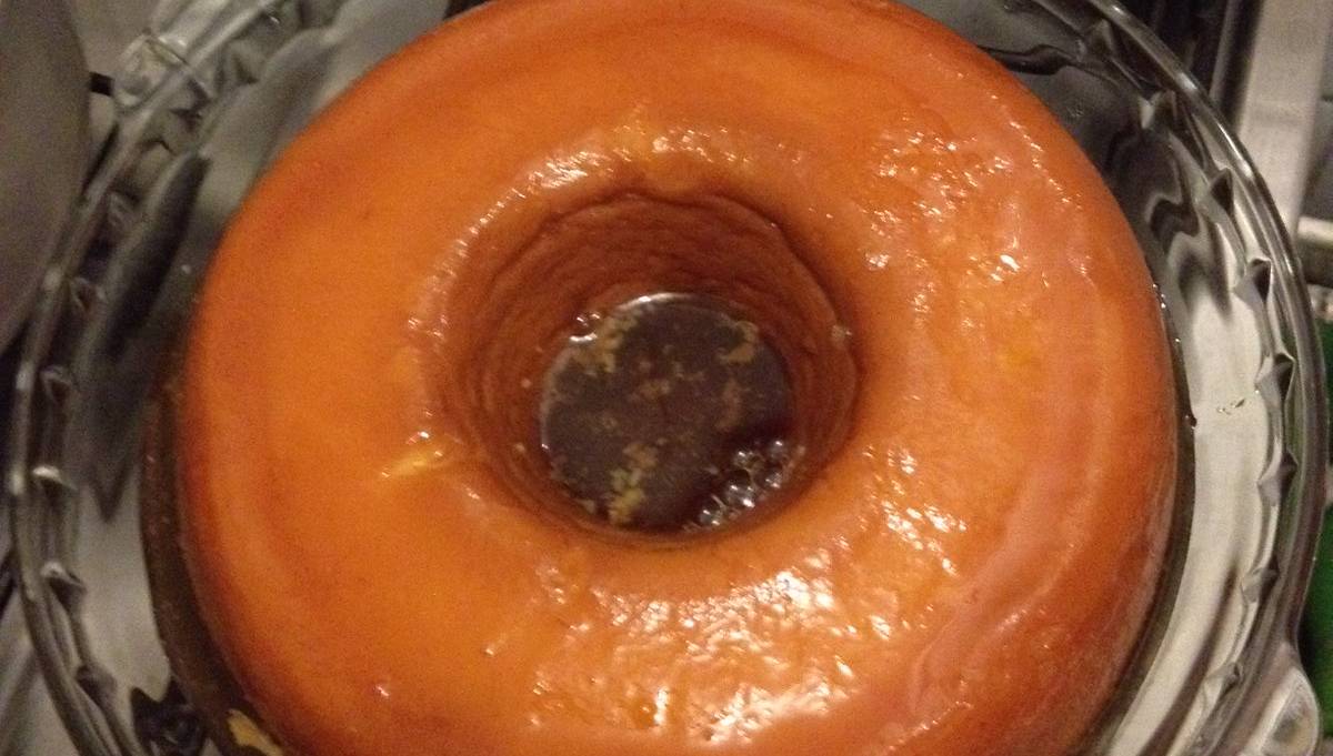 Flan con caramelos Werther