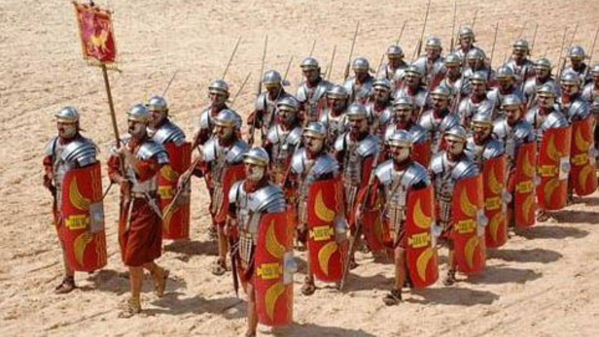 Tropas del ejército romano