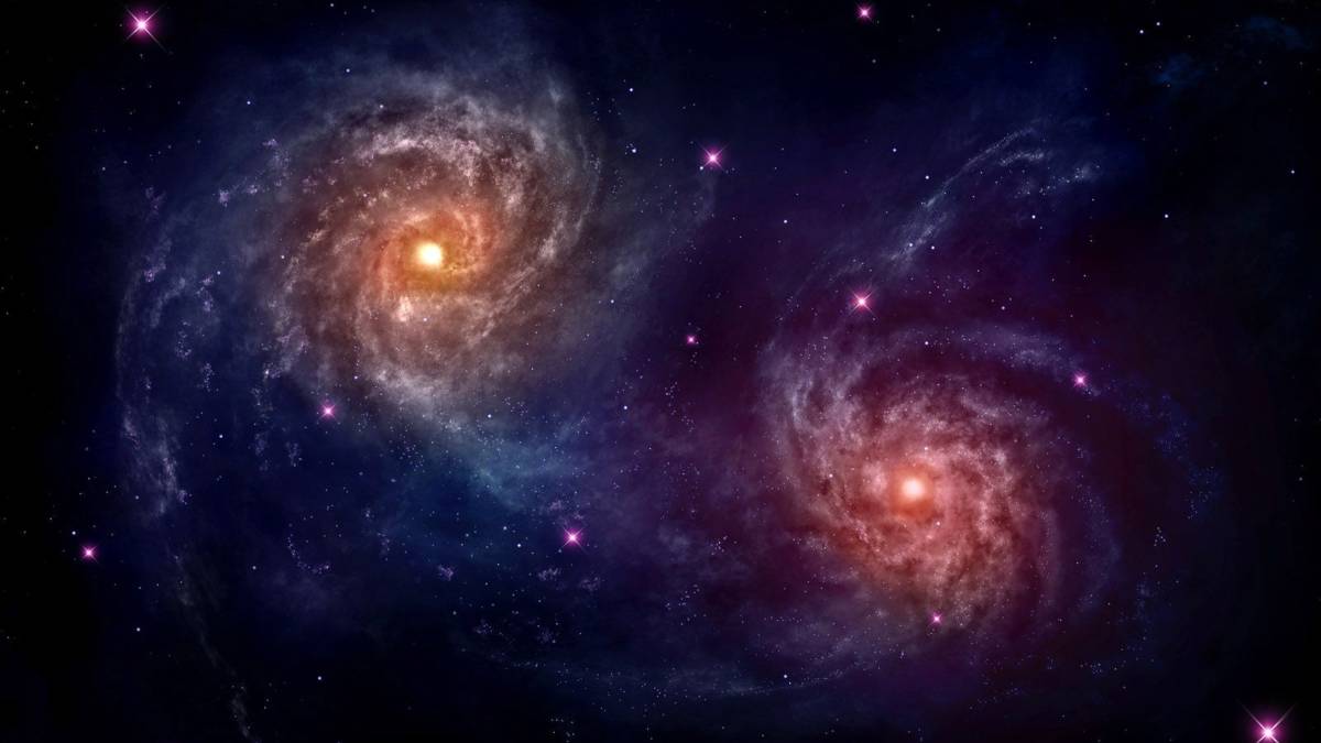 Cómo son los puentes entre las galaxias
