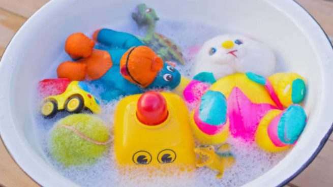 desinfectar juguetes