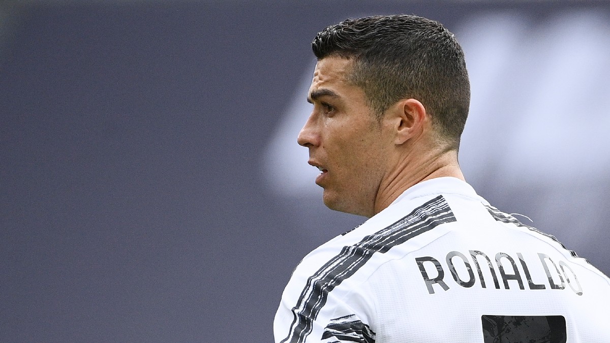 Cristiano Ronaldo durante un partido con la Juventus.