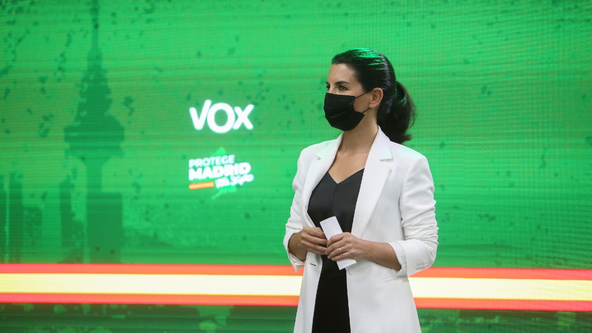 La líder de Vox, Rocío Monasterio.