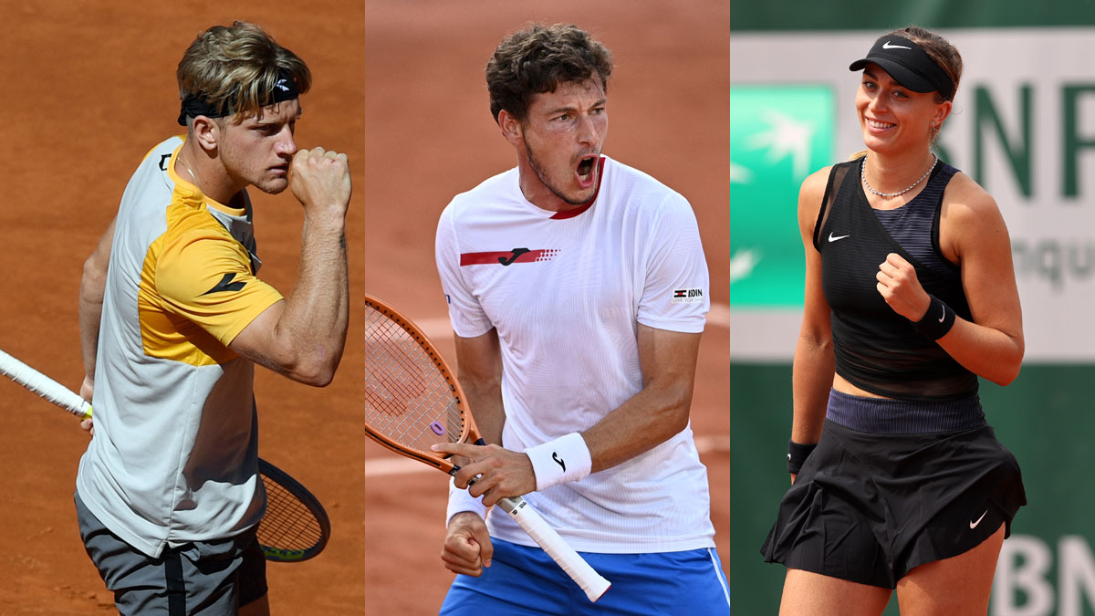 Alejandro Davidovich, Carreño y Paula Badosa juegan este viernes en Roland Garros (AFP/Getty)