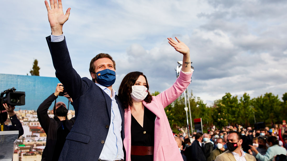 Pablo Casado e Isabel Díaz Ayuso (Foto: EP)