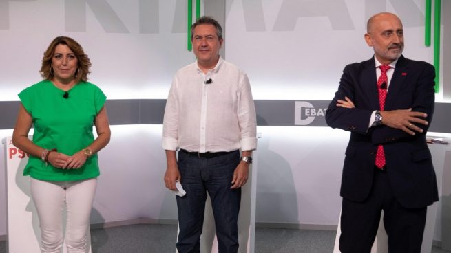 Debate entre los tres candidatos de las primarias del PSOE-A.