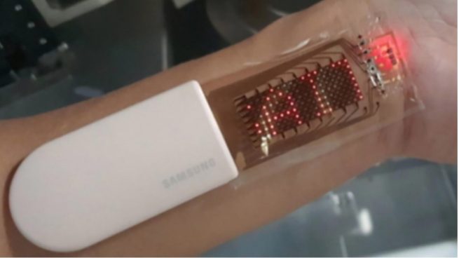 Así es la piel electrónica de Samsung que convertirá nuestro brazo en una pantalla