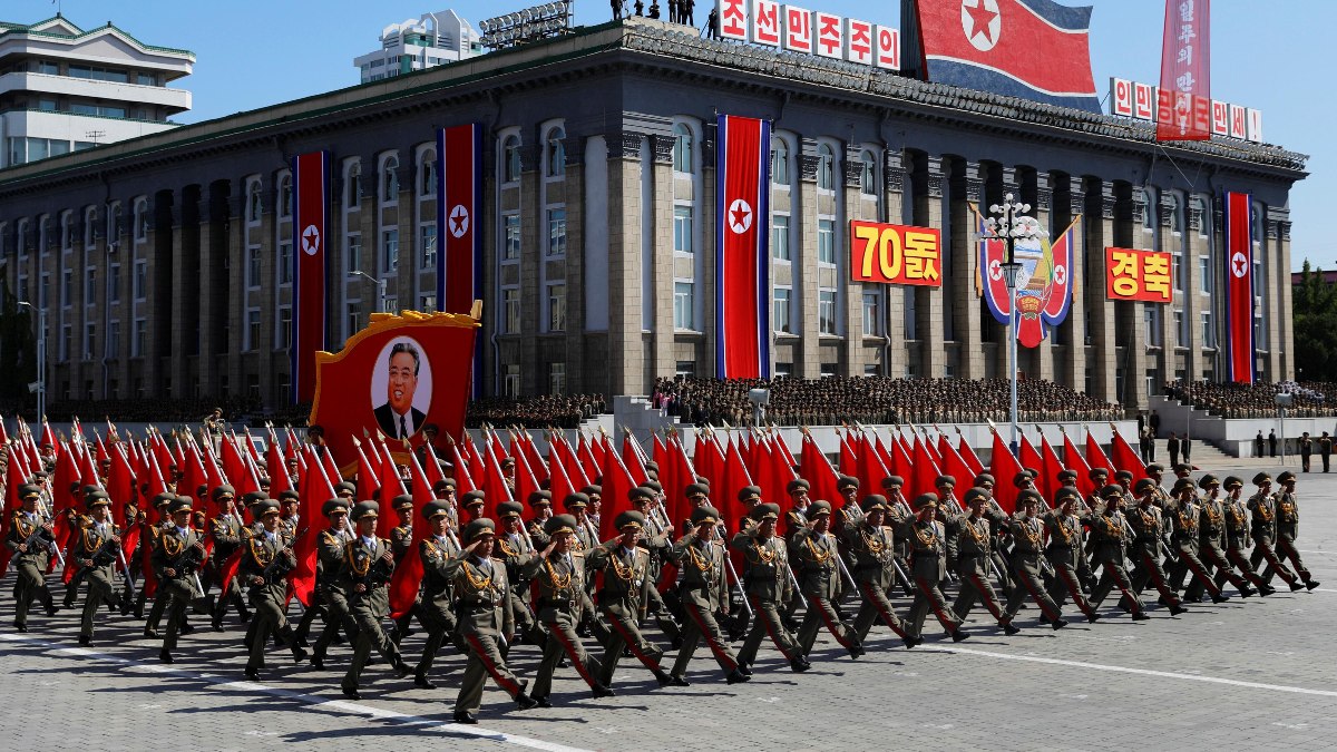 Desfile en Corea del Norte