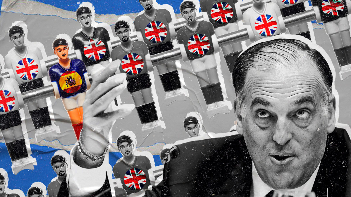 Tebas vuelve a quedar retratado.