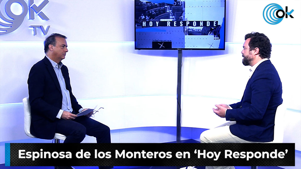 Espinosa de los Montero durante la entrevista en ‘Hoy responde’.