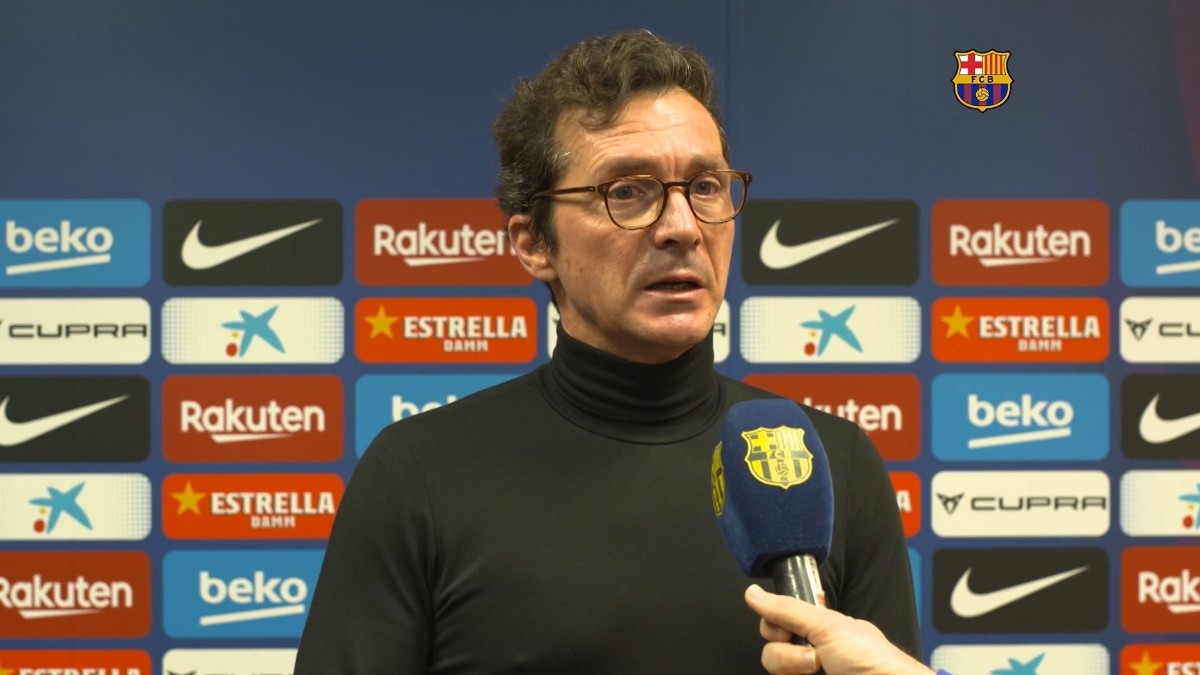 Guillermo Amor durante una entrevista con BarçaTV. (barçatv)