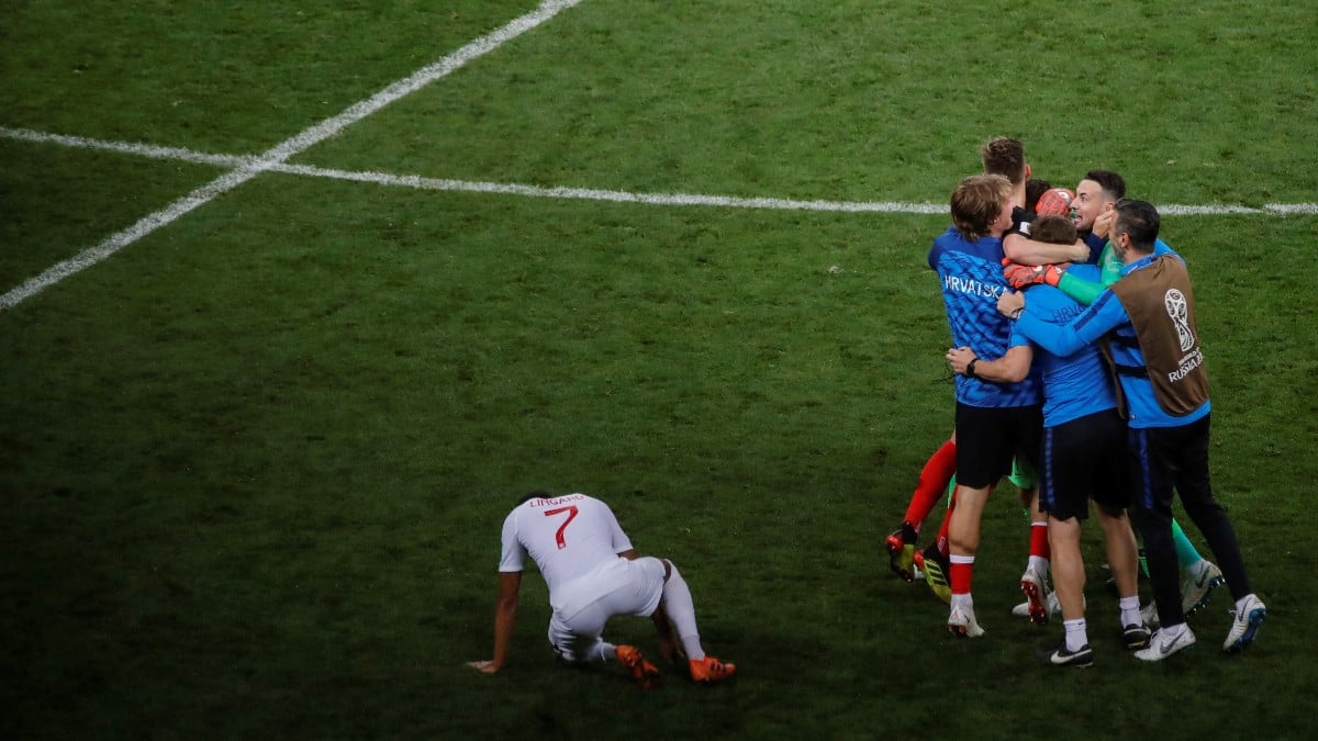 Inglaterra y Croacia se enfrentan en Wembley. (Getty)