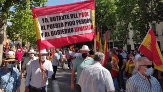 manifestación Colón