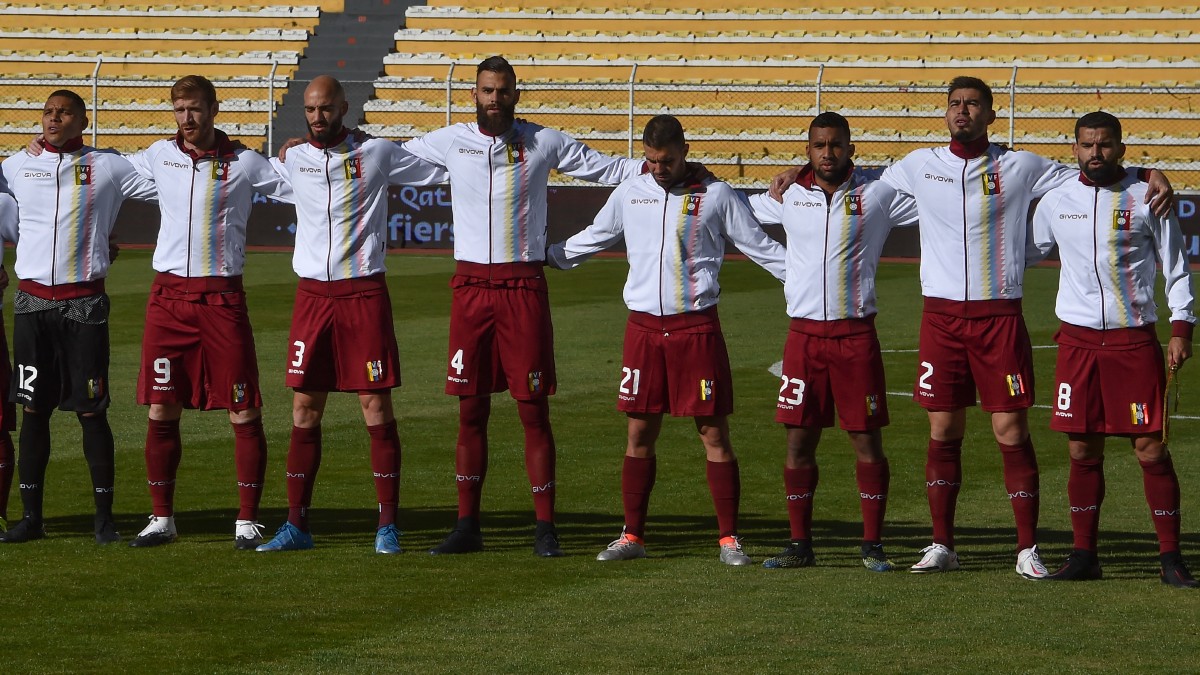 Jugadores de la selección de Venezuela que participa en la Copa América. (AFP)