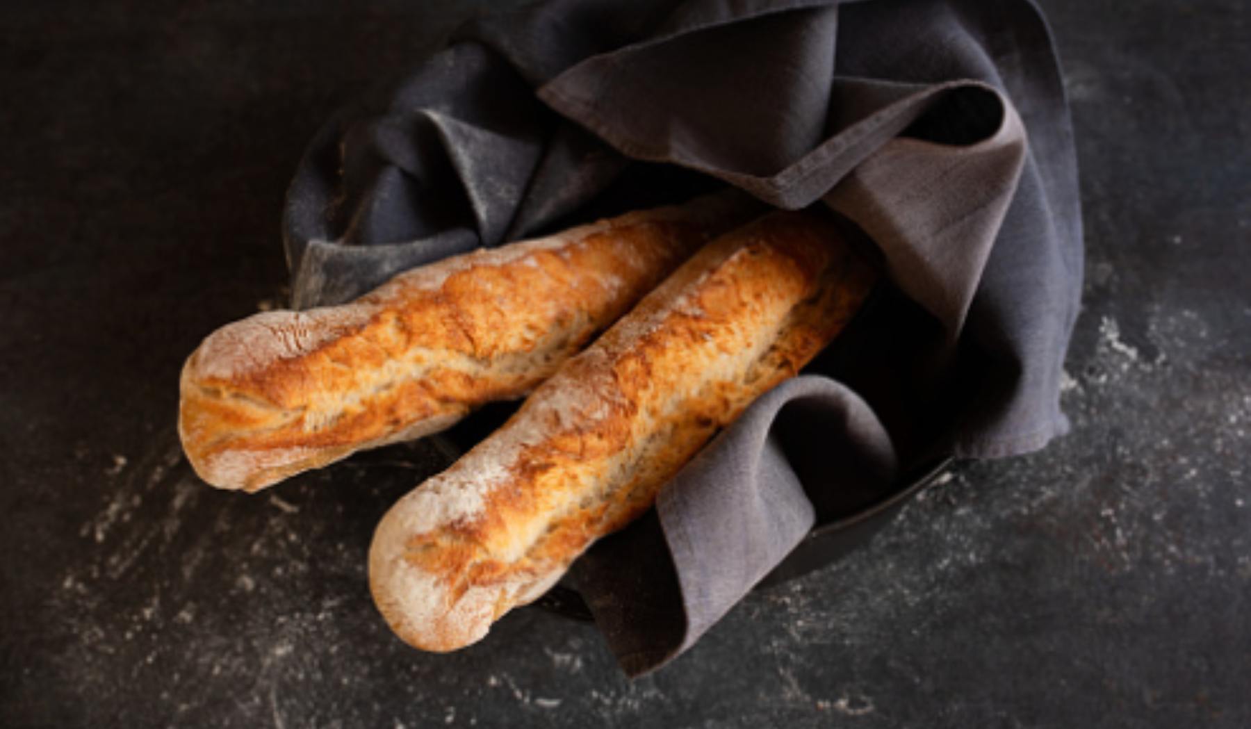 Receta de baguette casera o pan francés