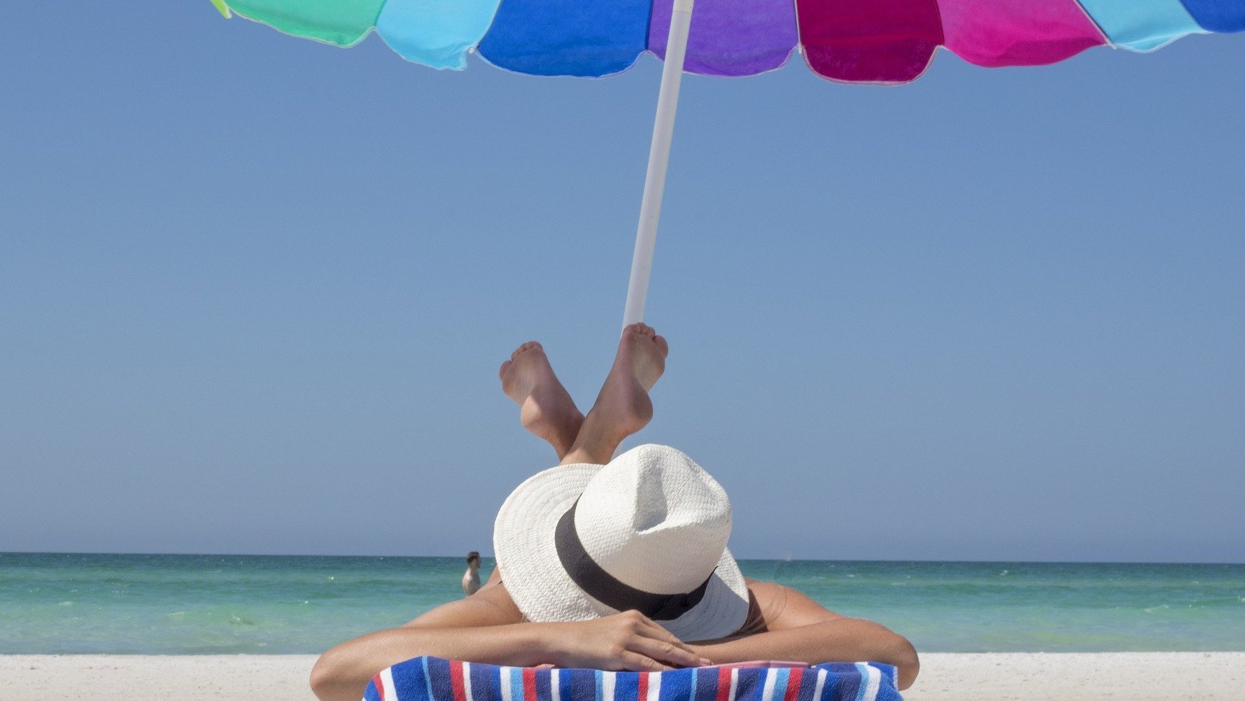 Tomar el sol en la playa