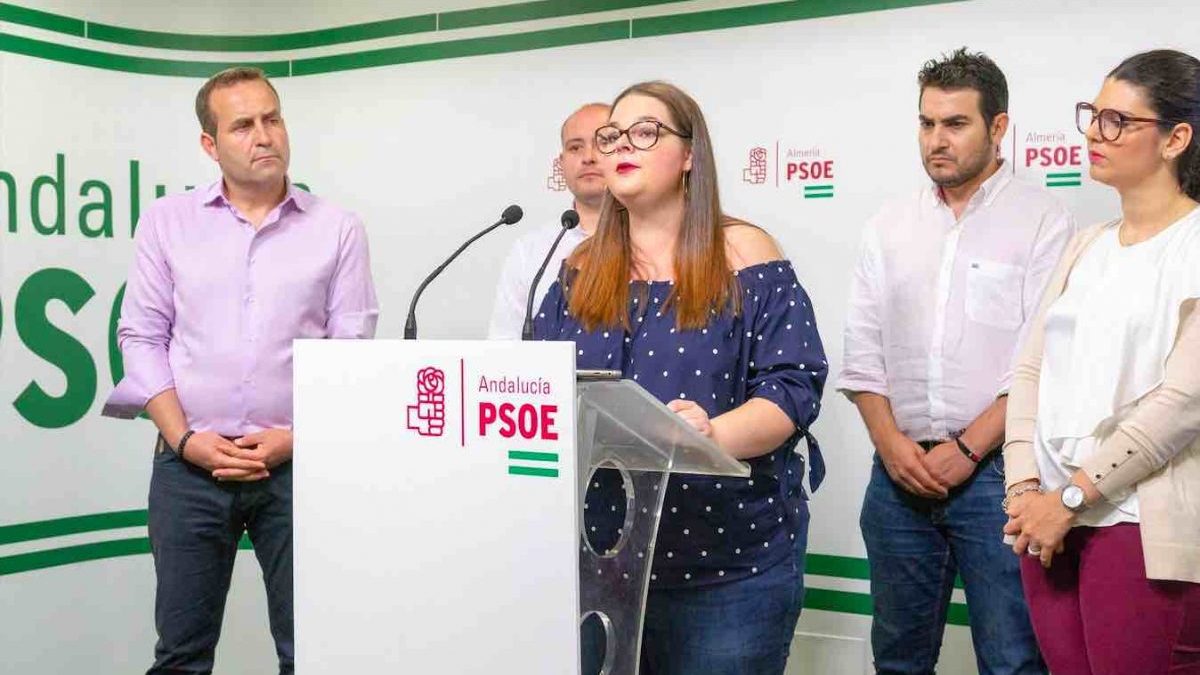 María Isabel López (PSOE), en una rueda de prensa (EUROPA PRESS).