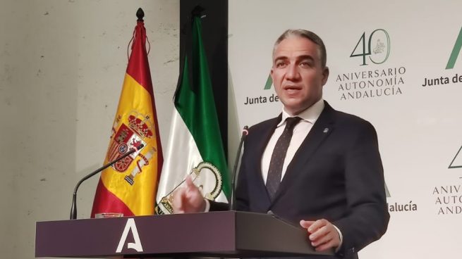 Elías Bendodo, consejero de Presidencia de la Junta de Andalucía.